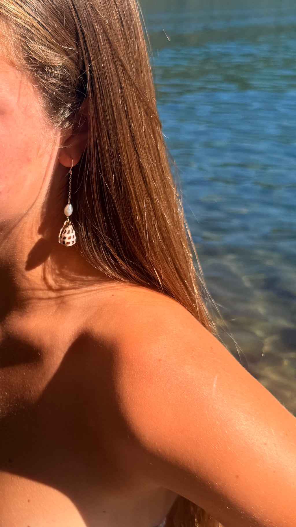 Hebrew Cone Drop Earrings