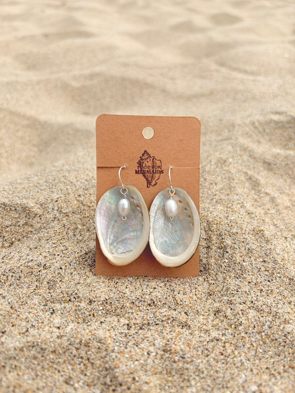 Abalone Pearl Earrings