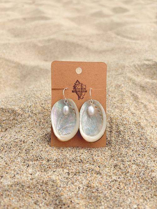 Abalone Pearl Earrings
