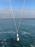 Double Pink Cone Necklace