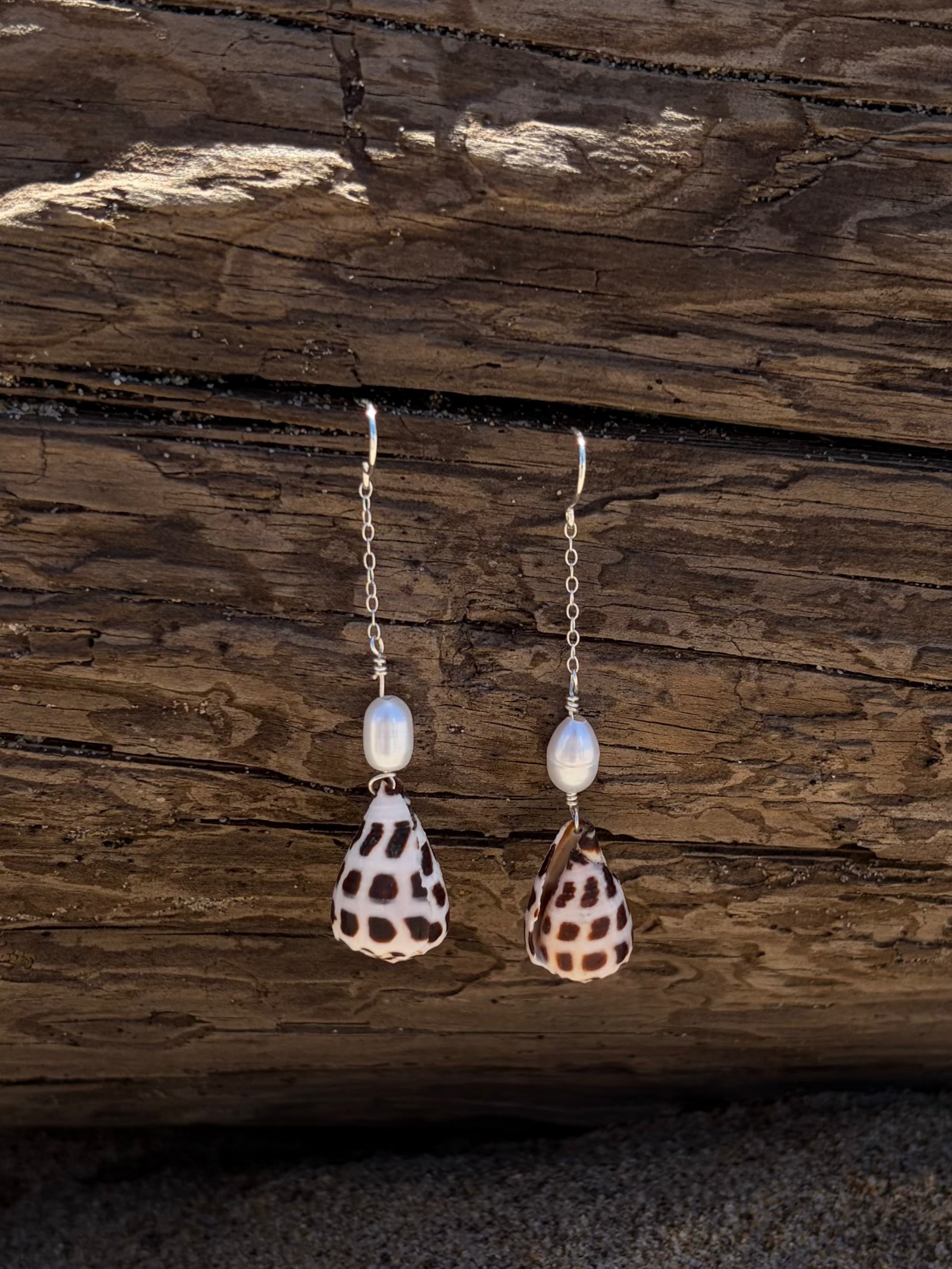 Hebrew Cone Drop Earrings