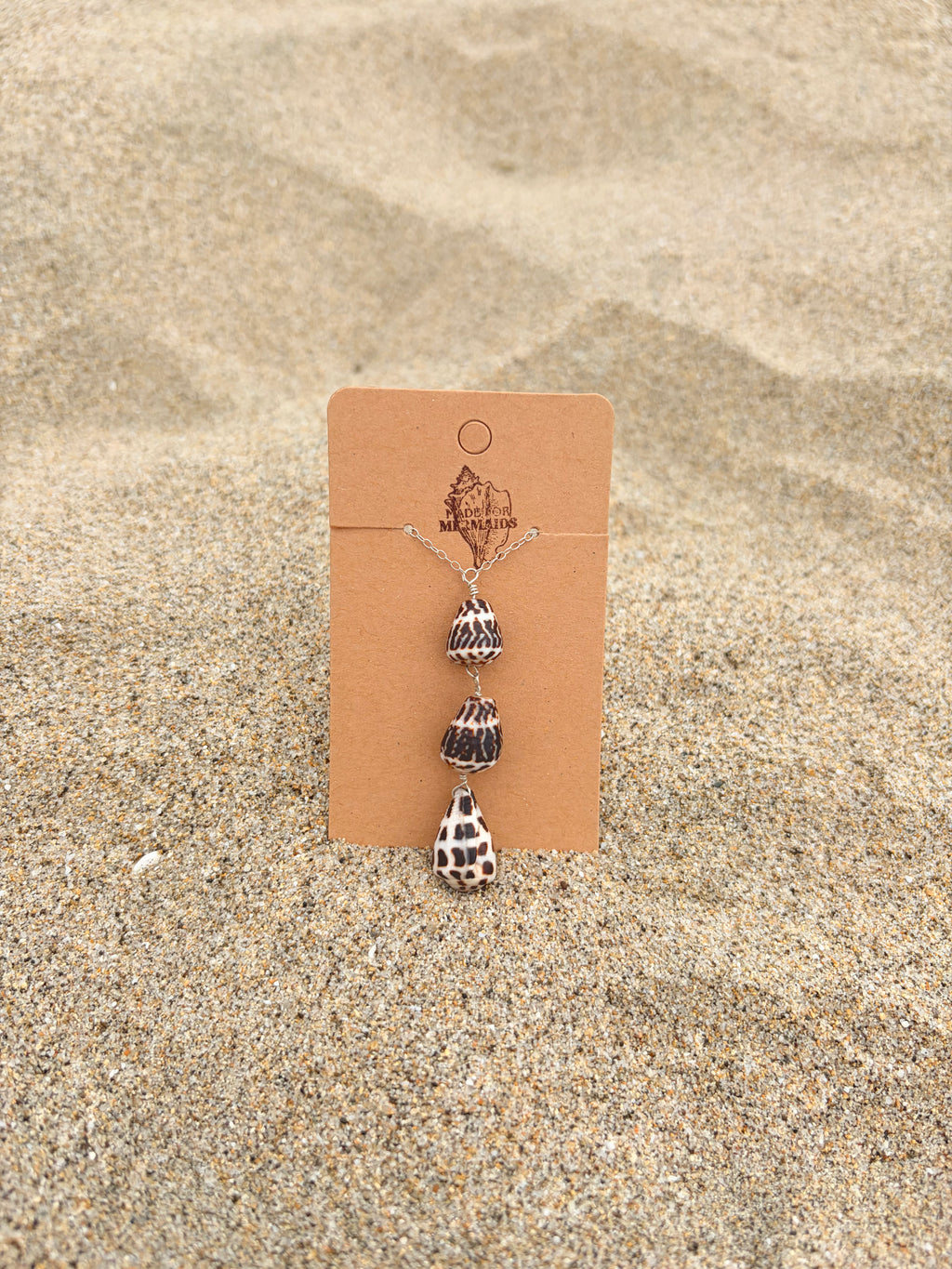 Triple Hebrew Cone Necklace