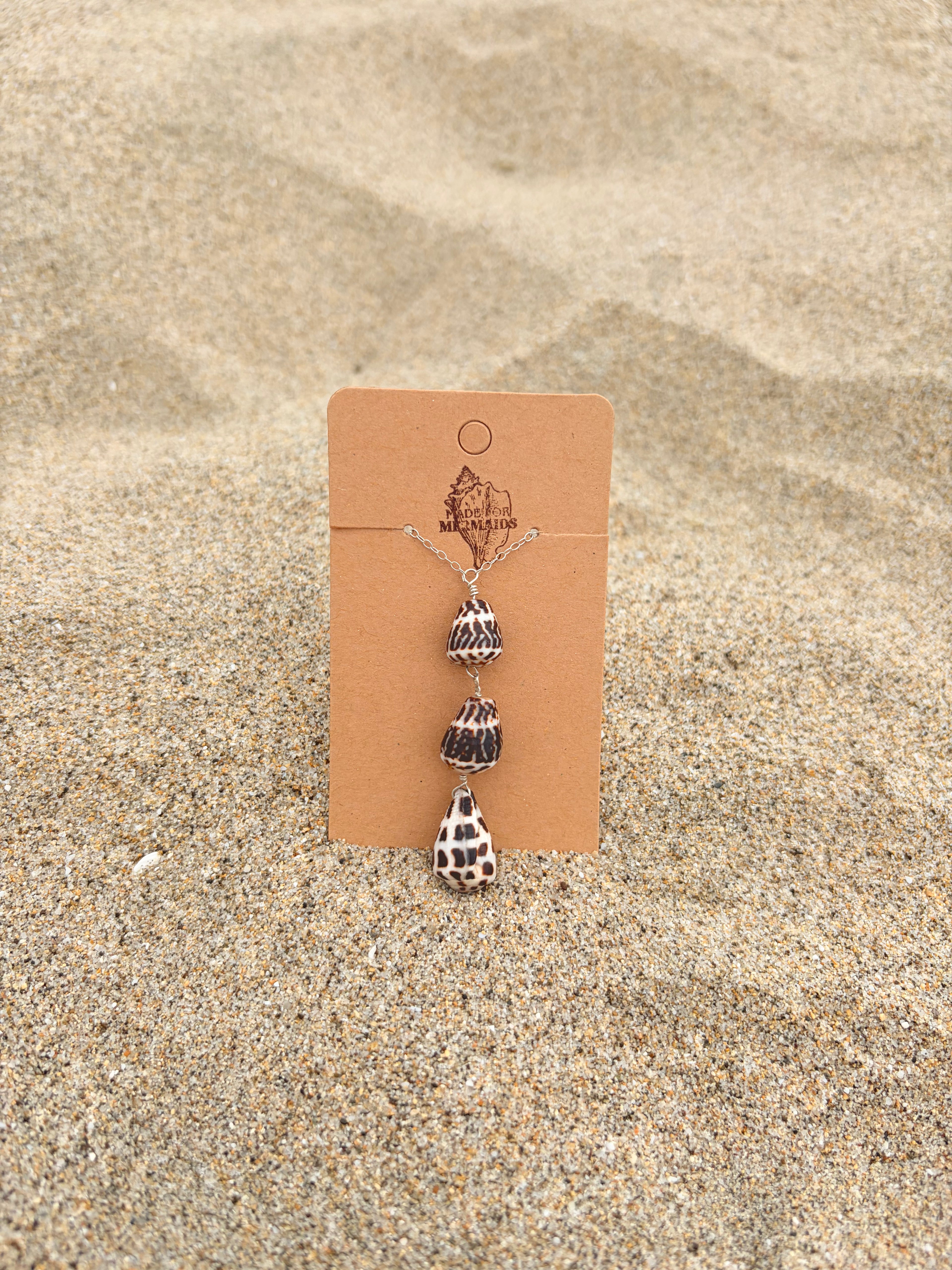 Triple Hebrew Cone Necklace